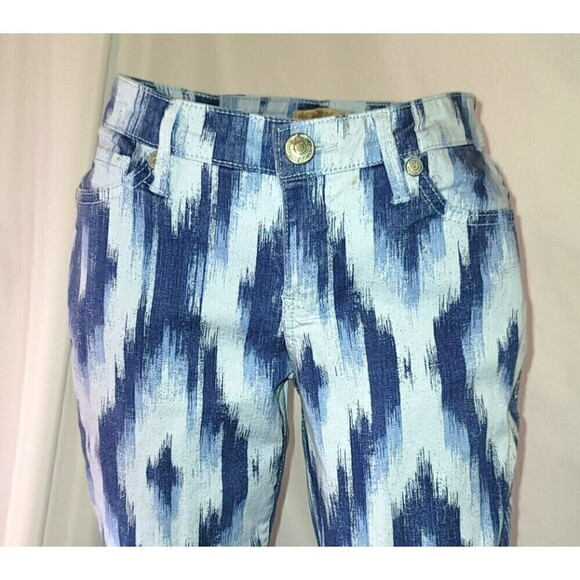 Nine West Vintage America Matchstick Skinny Brush Stroke Capri - Size 2 - Picture 6 of 9